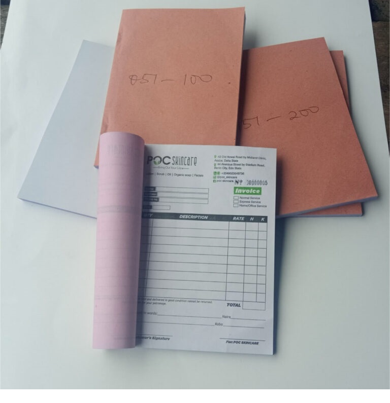 A5 Invoice / Receipts / Waybills (5 copies)