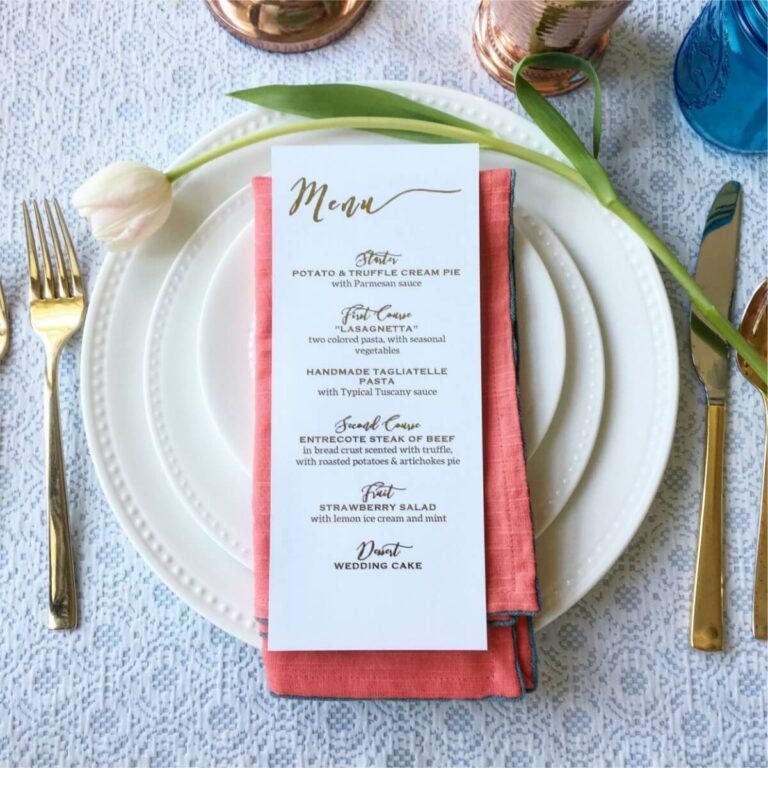 Menu Cards (100 Copies)